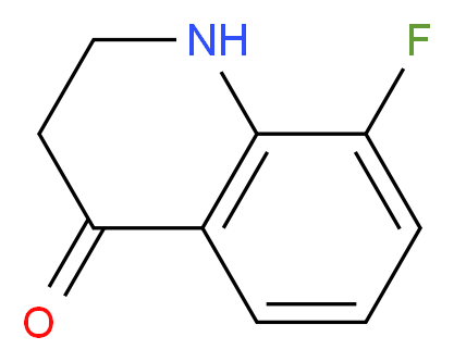 2,3-Dihydro-8-fluoroquinolin-4(1H)-one 97%_分子结构_CAS_38470-28-9)