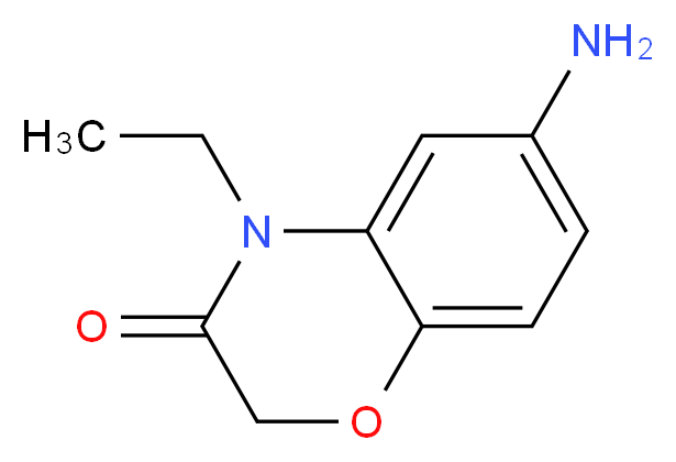 6-amino-4-ethyl-3,4-dihydro-2H-1,4-benzoxazin-3-one_分子结构_CAS_103361-44-0