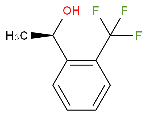 (1S)-1-[2-(Trifluoromethyl)phenyl]ethan-1-ol_分子结构_CAS_127852-27-1)