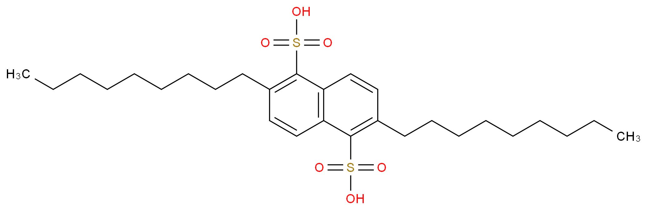 二壬基萘二磺酸 溶液_分子结构_CAS_60223-95-2)