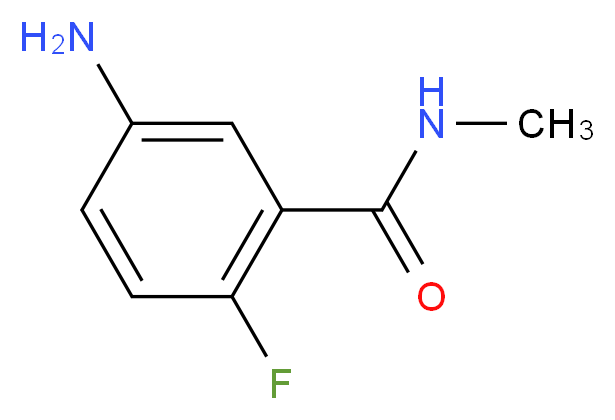 5-amino-2-fluoro-N-methylbenzamide_分子结构_CAS_1153287-97-8