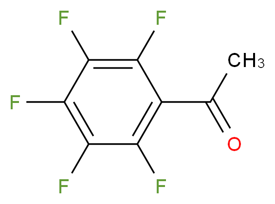 1-(pentafluorophenyl)ethan-1-one_分子结构_CAS_652-29-9