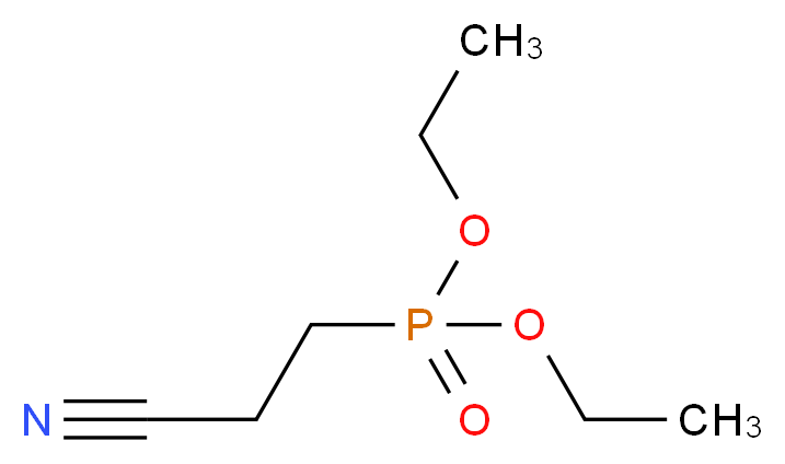 diethyl (2-cyanoethyl)phosphonate_分子结构_CAS_10123-62-3