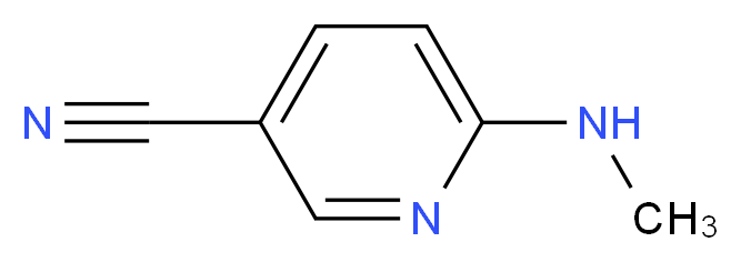 6-(Methylamino)nicotinonitrile_分子结构_CAS_)