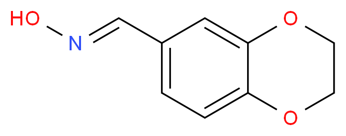 2,3-Dihydrobenzo[b][1,4]dioxine-6-carbaldehyde oxime_分子结构_CAS_31127-39-6)