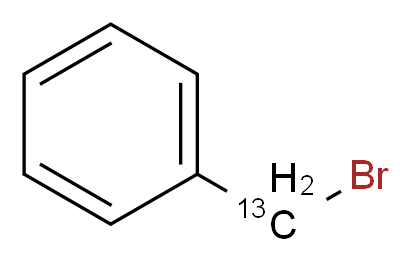 [bromo(<sup>1</sup><sup>3</sup>C)methyl]benzene_分子结构_CAS_69838-86-4