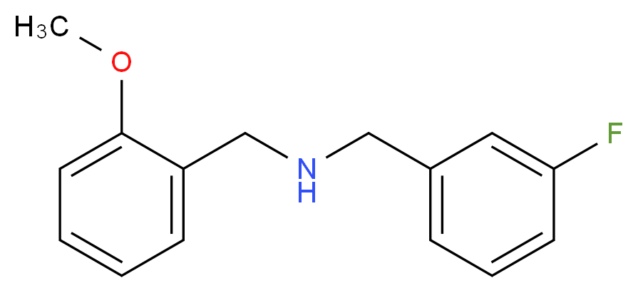 N-(3-Fluorobenzyl)-2-methoxybenzylamine_分子结构_CAS_355816-39-6)