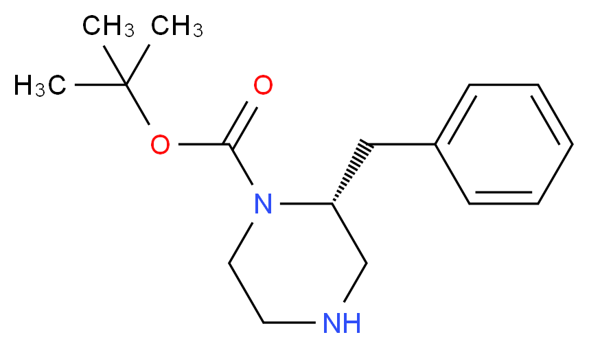 (R)-1-Boc-2-Benzylpiperazine_分子结构_CAS_947684-78-8)