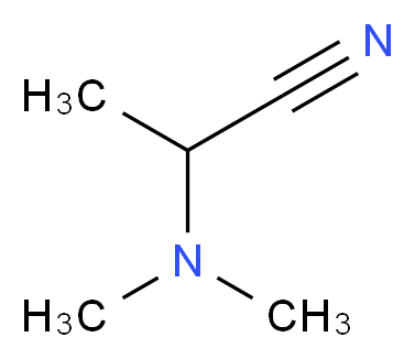 &alpha;-DIMETHYLAMINOPROPIONITRILE_分子结构_CAS_5350-67-4)