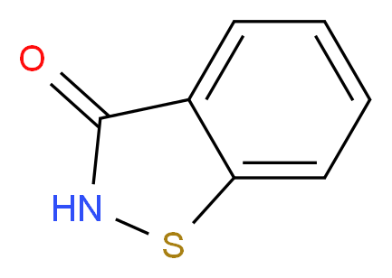 2,3-dihydro-1,2-benzothiazol-3-one_分子结构_CAS_2634-33-5