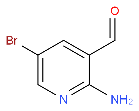 2-Amino-5-bromonicotinaldehyde_分子结构_CAS_206997-15-1)