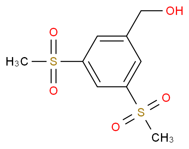 (3,5-dimethanesulfonylphenyl)methanol_分子结构_CAS_849924-86-3