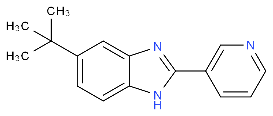 5-tert-butyl-2-pyridin-3-yl-1H-benzimidazole_分子结构_CAS_)