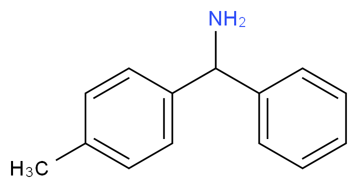 (4-methylphenyl)(phenyl)methanamine_分子结构_CAS_55095-21-1