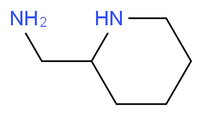 2-氨甲基哌啶_分子结构_CAS_22990-77-8)