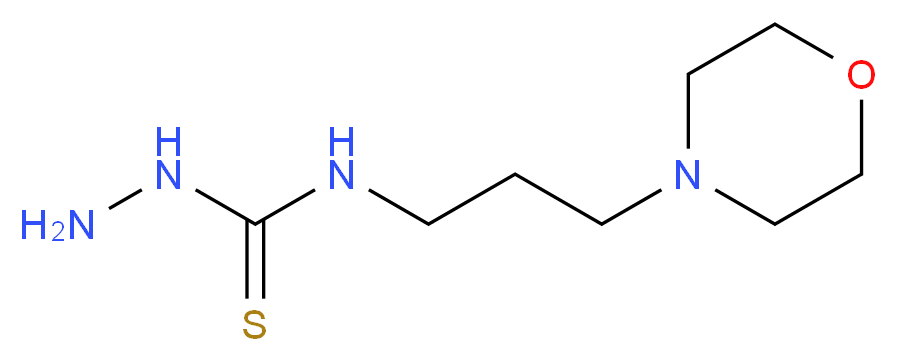 3-amino-1-[3-(morpholin-4-yl)propyl]thiourea_分子结构_CAS_32813-48-2