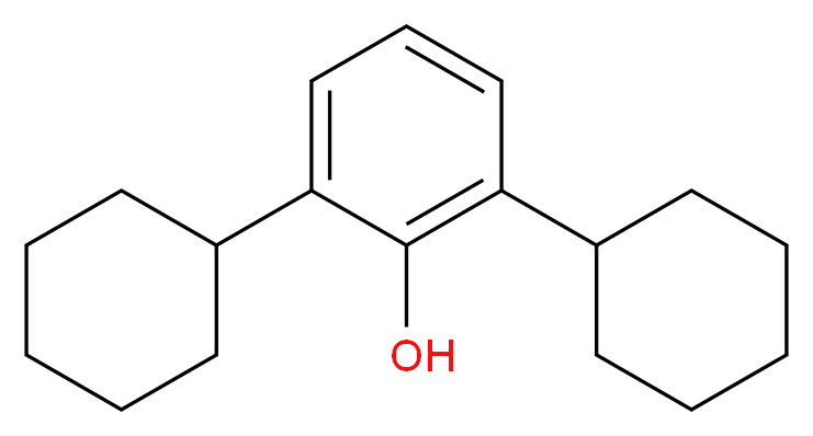 2,6-Dicyclohexylphenol_分子结构_CAS_)