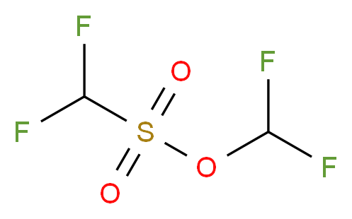 difluoromethyl difluoromethanesulfonate_分子结构_CAS_101817-80-5