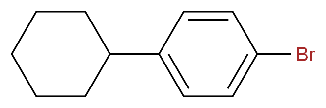 1-bromo-4-cyclohexylbenzene_分子结构_CAS_25109-28-8