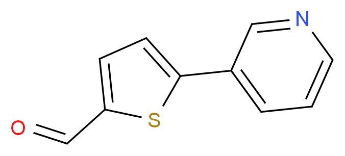 5-pyridin-3-ylthiophene-2-carbaldehyde_分子结构_CAS_133531-43-8)