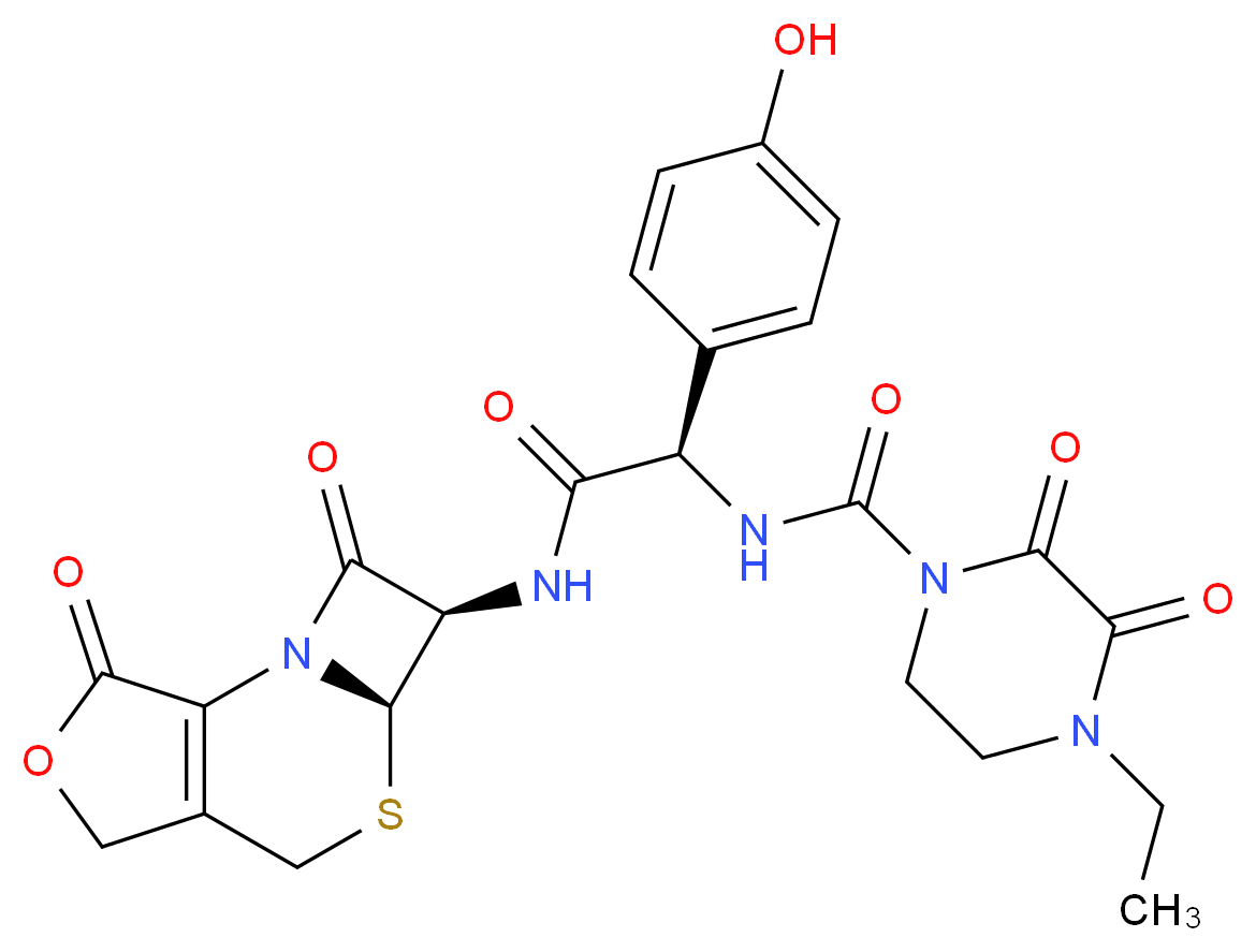 Des-(N-methyl-5-tetrazolethiolyl)furolactone Cefoperazone_分子结构_CAS_73240-08-1)