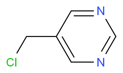 5-(Chloromethyl)pyrimidine_分子结构_CAS_101346-02-5)