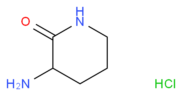 3-aminopiperidin-2-one hydrochloride_分子结构_CAS_)