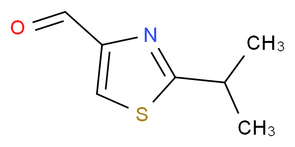 2-Isopropyl-1,3-thiazole-4-carbaldehyde_分子结构_CAS_)