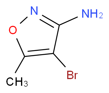 3-氨基-4-溴-5-甲基异噁唑_分子结构_CAS_5819-40-9)