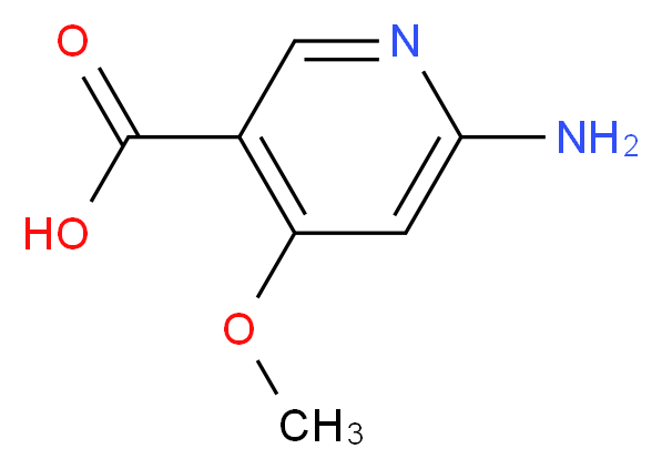 6-amino-4-methoxynicotinic acid_分子结构_CAS_1060805-18-6)