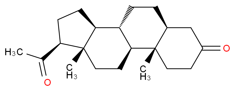 5α-Pregnane-3,20-dione (allo)_分子结构_CAS_566-65-4)