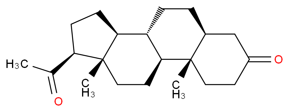 (1S,2S,7S,10R,11S,14S,15S)-14-acetyl-2,15-dimethyltetracyclo[8.7.0.0<sup>2</sup>,<sup>7</sup>.0<sup>1</sup><sup>1</sup>,<sup>1</sup><sup>5</sup>]heptadecan-5-one_分子结构_CAS_566-65-4