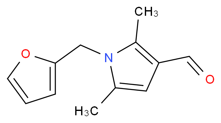 1-(2-furylmethyl)-2,5-dimethyl-1H-pyrrole-3-carbaldehyde_分子结构_CAS_5049-49-0)