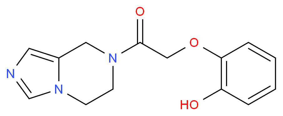 2-[2-(5,6-dihydroimidazo[1,5-a]pyrazin-7(8H)-yl)-2-oxoethoxy]phenol_分子结构_CAS_)