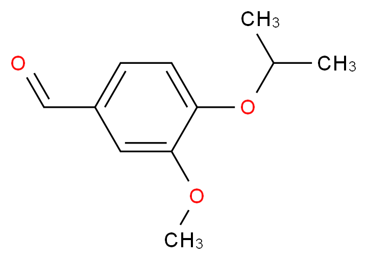 4-isopropoxy-3-methoxybenzaldehyde_分子结构_CAS_2538-98-9)