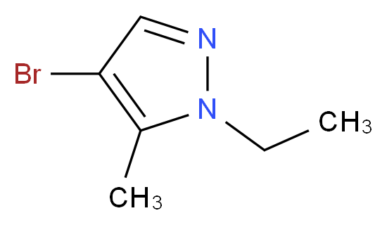 4-Bromo-1-ethyl-5-methyl-1H-pyrazole_分子结构_CAS_1171667-09-6)