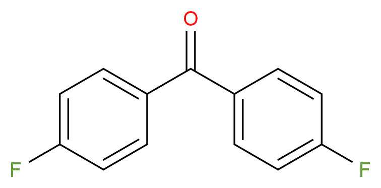 bis(4-fluorophenyl)methanone_分子结构_CAS_345-92-6