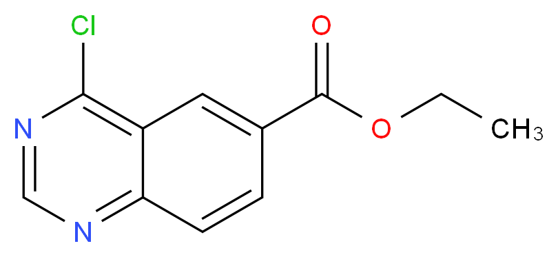 ethyl 4-chloroquinazoline-6-carboxylate_分子结构_CAS_155960-94-4