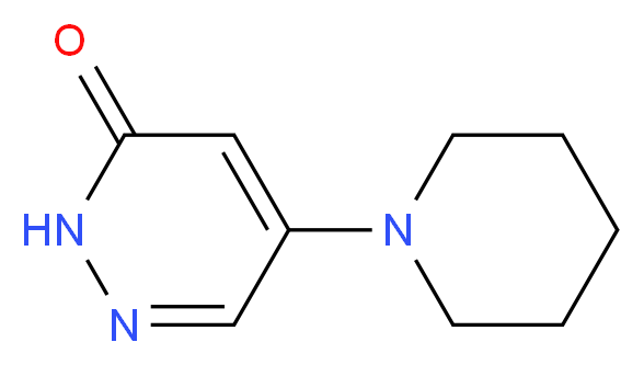 5-(piperidin-1-yl)-2,3-dihydropyridazin-3-one_分子结构_CAS_82226-41-3