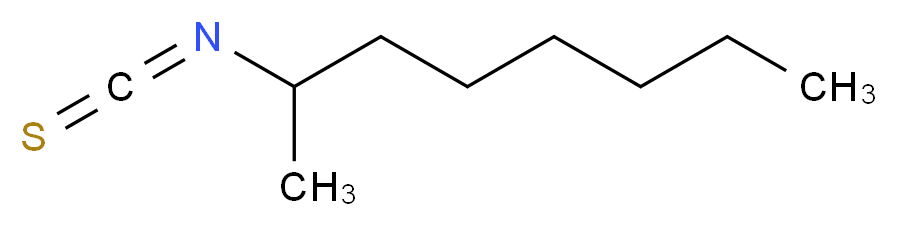 2-isothiocyanatooctane_分子结构_CAS_69626-80-8