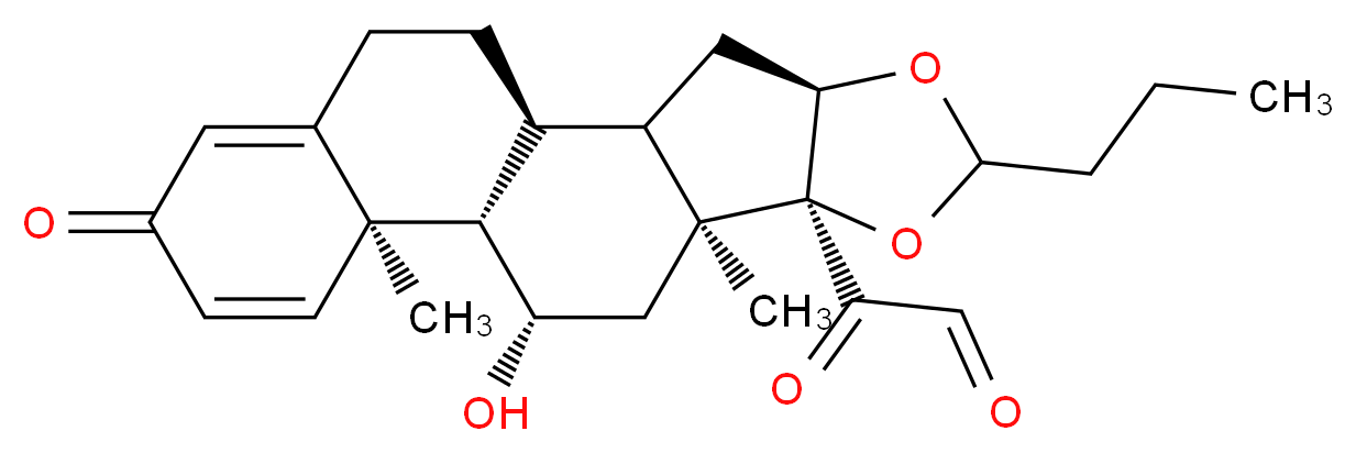 21-Dehydro Budesonide_分子结构_CAS_85234-63-5)