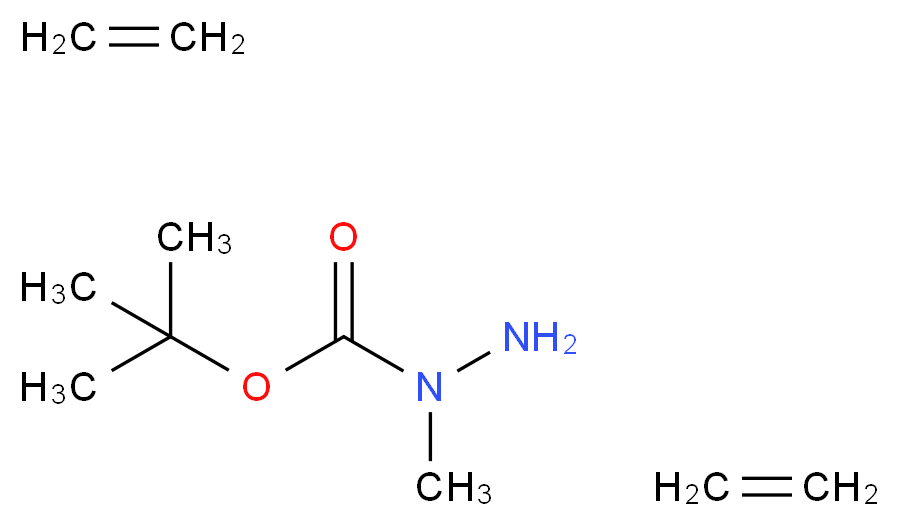 N-methyl(tert-butoxy)carbohydrazide; bis(ethene)_分子结构_CAS_105628-64-6