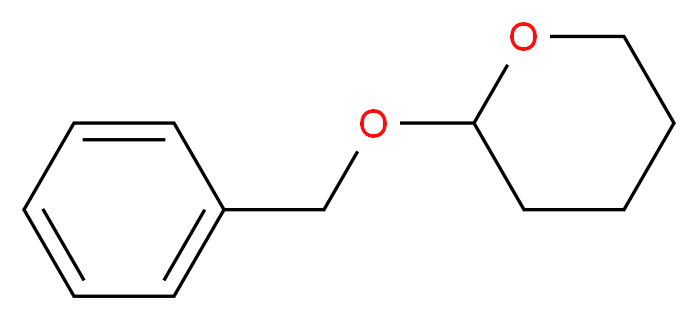 2-苄氧基四氢吡喃_分子结构_CAS_1927-62-4)
