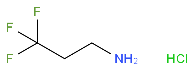 3,3,3-trifluoropropan-1-amine hydrochloride_分子结构_CAS_2968-33-4