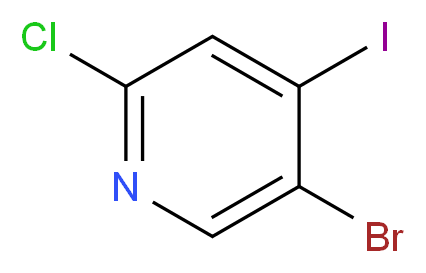 5-Bromo-2-chloro-4-iodopyridine_分子结构_CAS_401892-47-5)