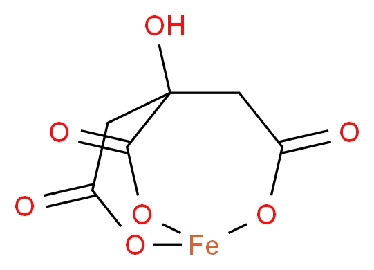 FERRIC CITRATE_分子结构_CAS_2338-05-8)