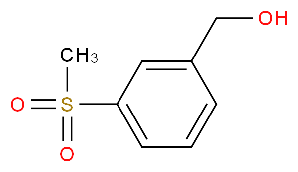 (3-(Methylsulfonyl)phenyl)methanol_分子结构_CAS_220798-39-0)