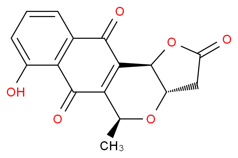 Nanaomycin D_分子结构_CAS_)