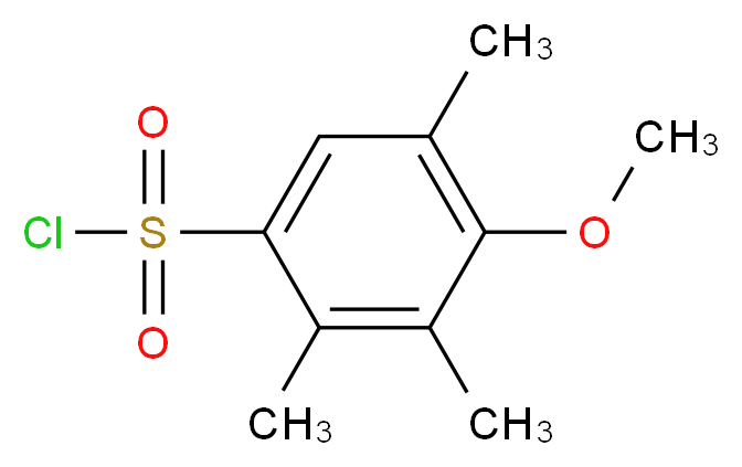 4-methoxy-2,3,5-trimethylbenzenesulfonyl chloride_分子结构_CAS_)