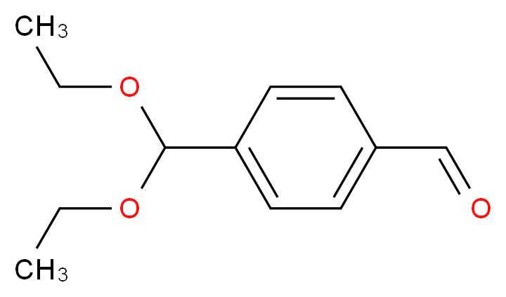 4-(diethoxymethyl)benzaldehyde_分子结构_CAS_81172-89-6